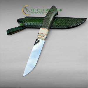 ЕЛЬФОРИН авторський ніж ручної роботи Gryfon knives, сталь М390, 63 HRC, купити замовити в Україні